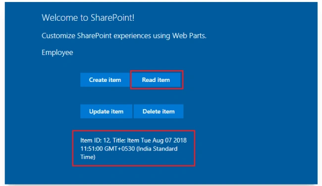 SharePoint Framework CRUD Operations Using ReactJS