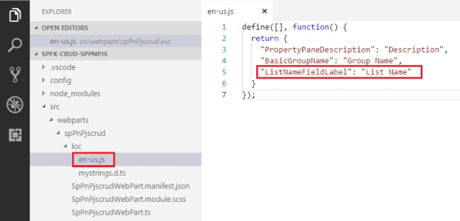 SharePoint Framework - CRUD operations using SP PNP JS