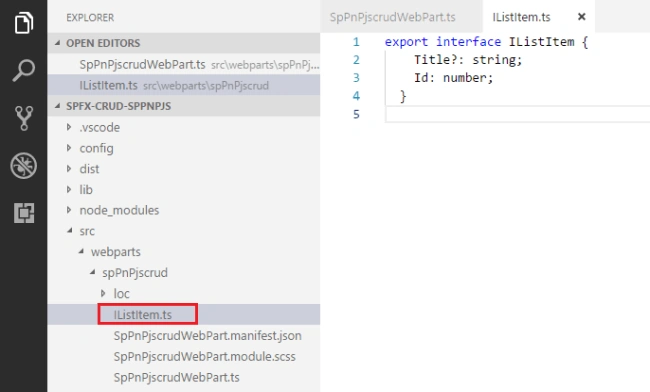 SharePoint Framework - CRUD operations using SP PNP JS