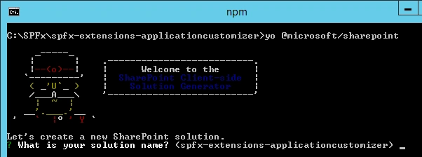 Yeoman generator for SPFx