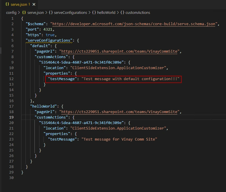 ServeConfigurations