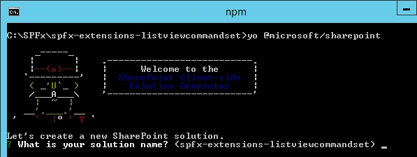 Yeoman generator 