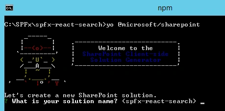 Create SPFx Solution
