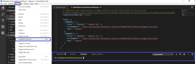 SharePoint Framework (SPFX) Extension - Add Custom Icon To List View Command Set