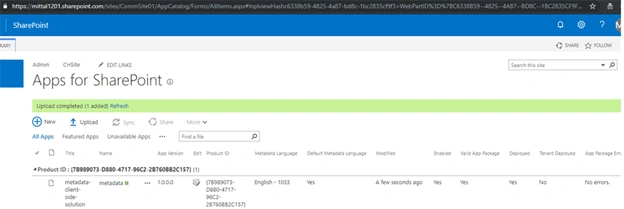SharePoint Framework (SPFX) Extension - Restrict List View Command Set To Specific List Or Library