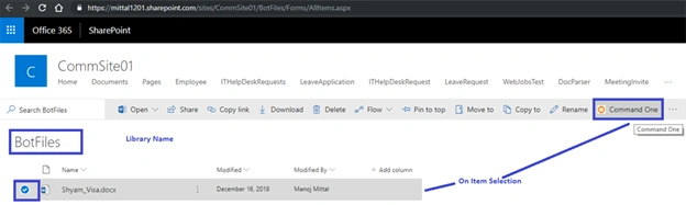 SharePoint Framework (SPFX) Extension - Restrict List View Command Set To Specific List Or Library