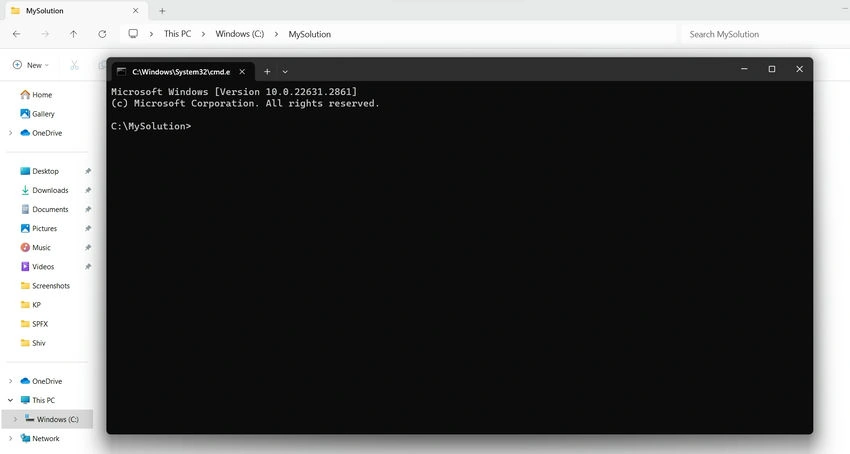 Command prompt