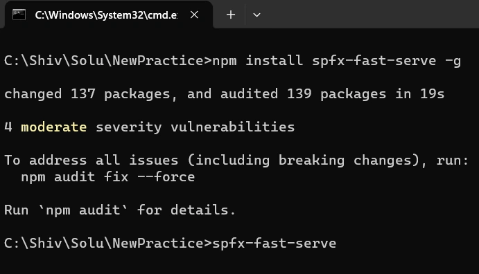 SPFX Fast Serve