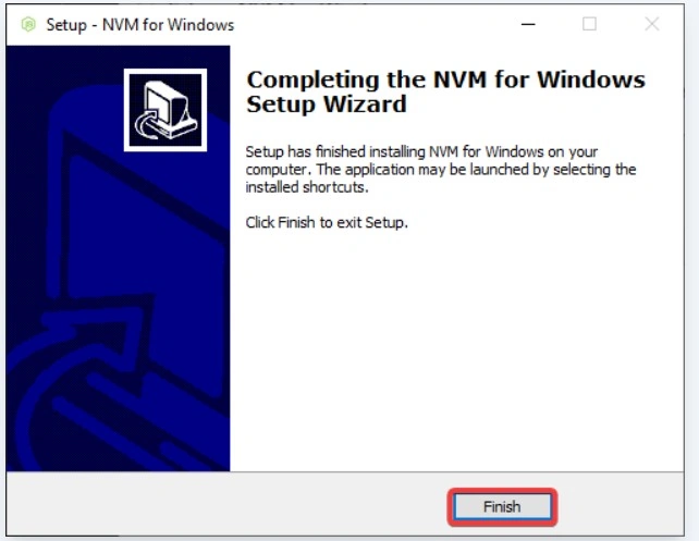 NVM for Window Setup Wizard