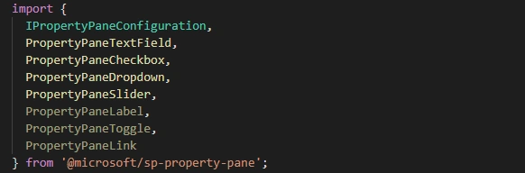 SharePoint Framework Webpart Property Pane Configuration With Custom Properties