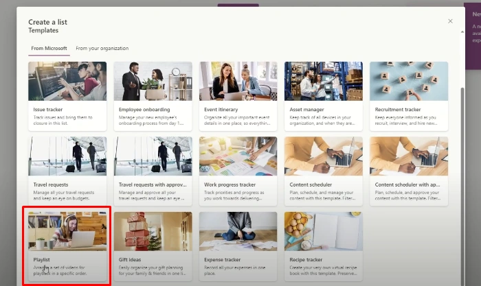 Microsoft List