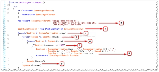 SharePoint Migration - Large List Details