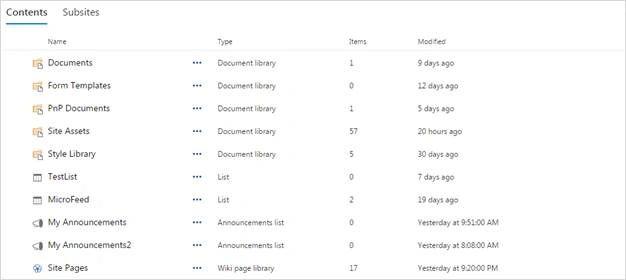 Contents