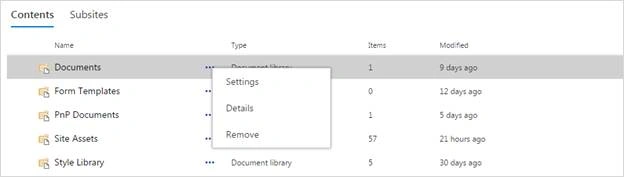 Contents