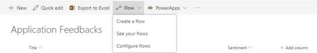 SharePoint Online - Analyze User Feedback Using Sentiment Analysis API And Microsoft Flow