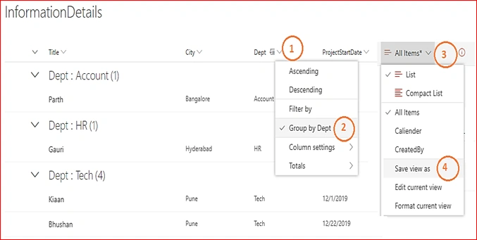 SharePoint Online - Create New List View Using New Modern Experience