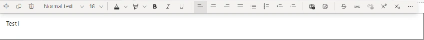 SharePoint Online Text Web Part