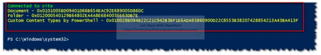 Working With List Content Types Using PowerShell