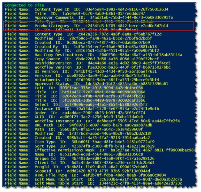 Working With List Fields Using PowerShell