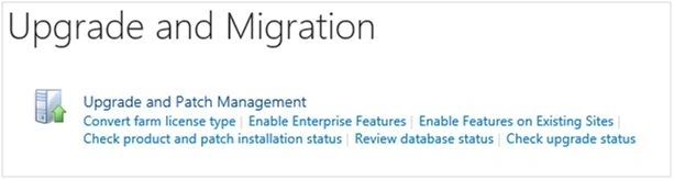 Upgrade and Migration