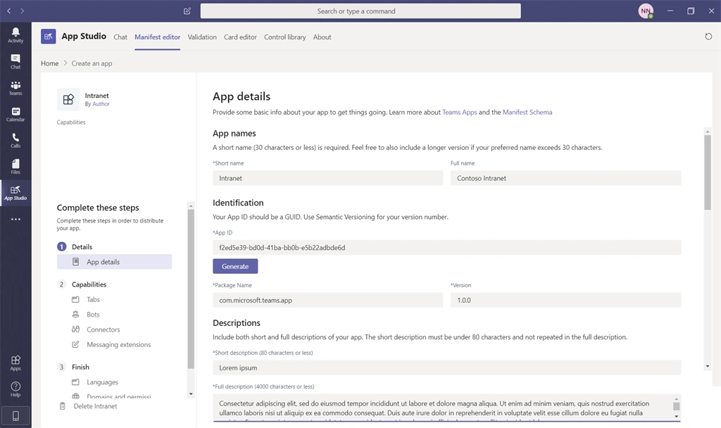 SharePoint Site As Static App In MS Teams