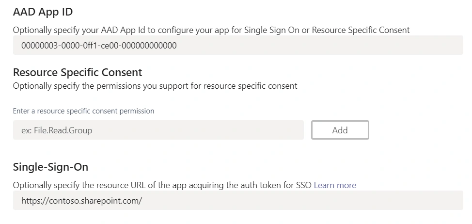 SharePoint Site As Static App In MS Teams