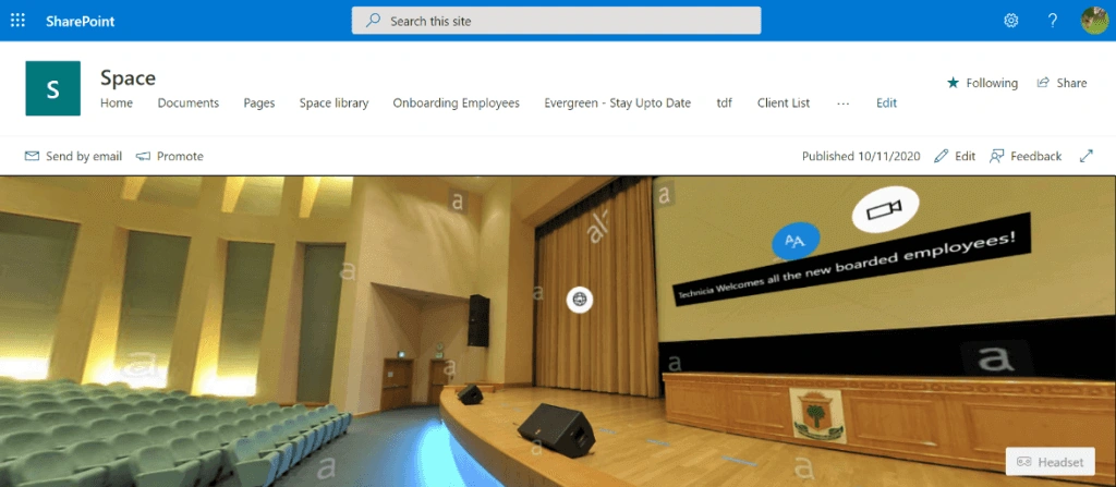 SharePoint Spaces
