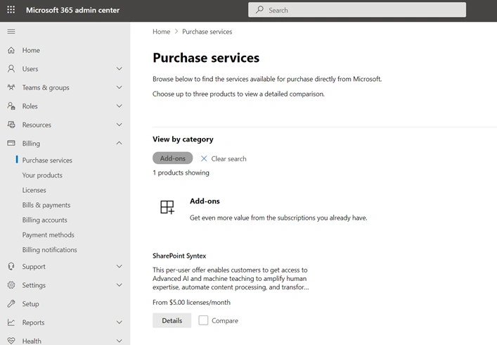 SharePoint Syntex – Set up Syntex in your tenant