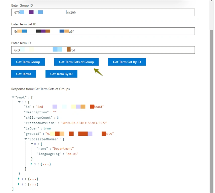 SharePoint Taxonomy Read Operations Using PnPJS