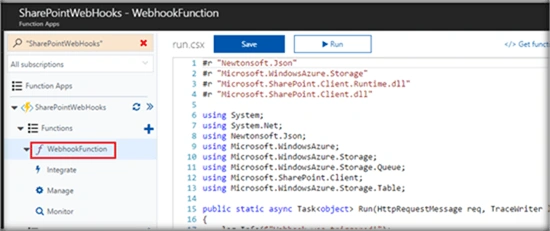 SharePoint Webhooks