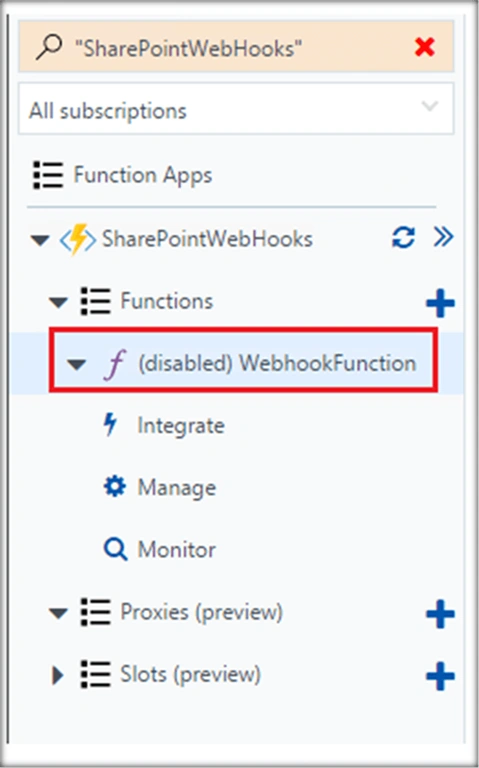 SharePoint Webhooks