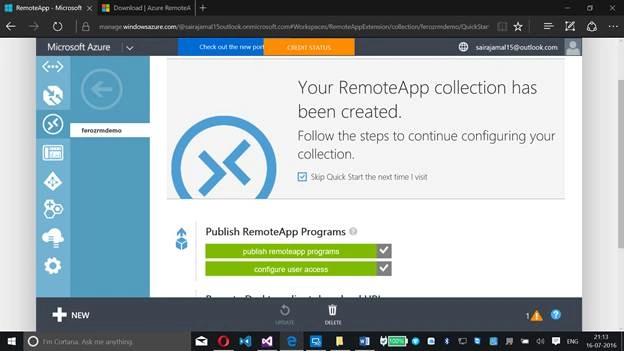 remoteapp programs