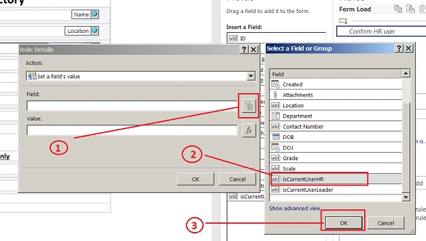 Show/Hide Controls In InfoPath Form For SharePoint Lists