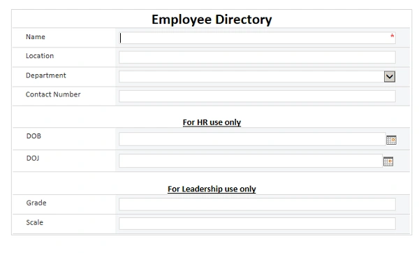 Show/Hide Controls In InfoPath Form For SharePoint Lists
