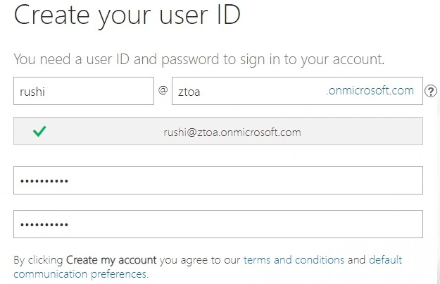 User ID