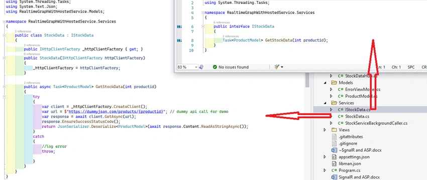 Signal-R with ASP.Net Core Hosted Service .NET 5