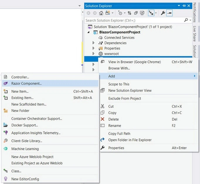Component folder