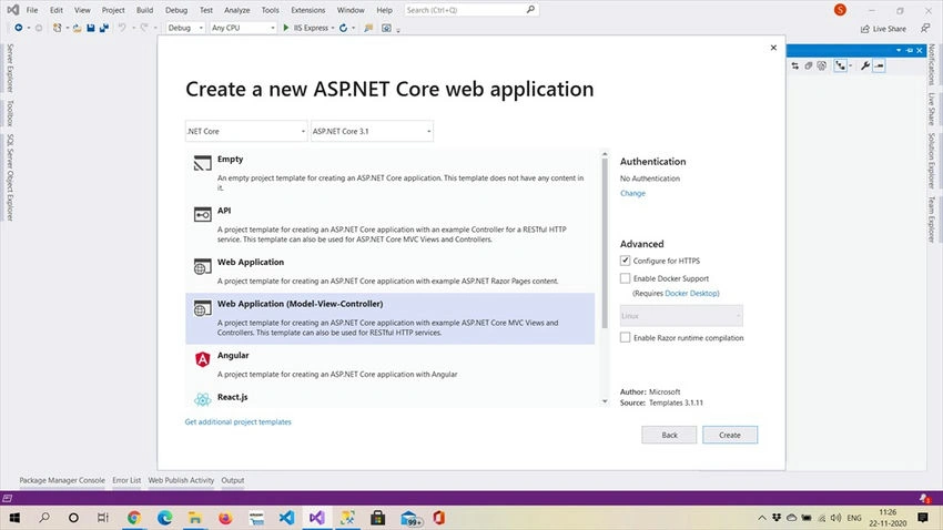 Web application