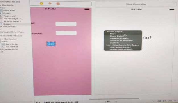 Simple Navigation In Swift