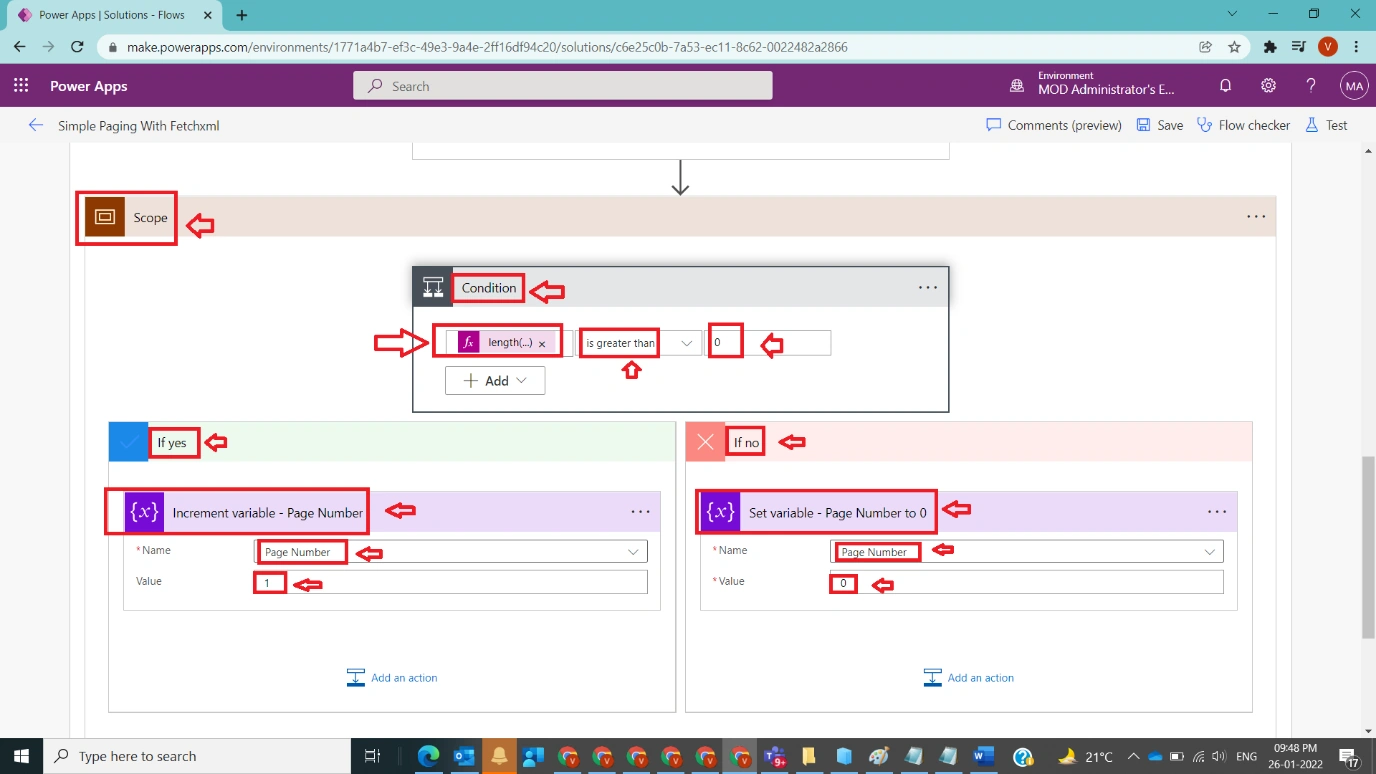 Simple Paging With FetchXML on Lists in Power Automate Figure 6
