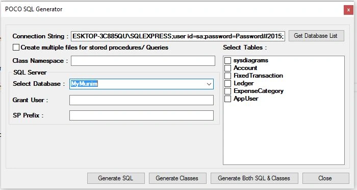 database