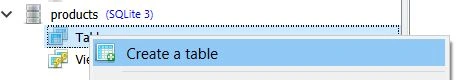 table create