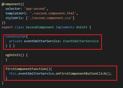 Simple Way To Execute A Function In A Component From Another Component