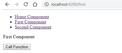 Simple Way To Execute A Function In A Component From Another Component