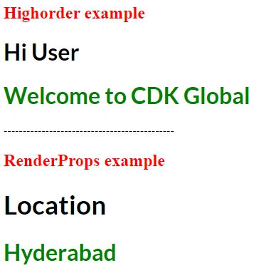 Simplified HOC's and RenderProps in React