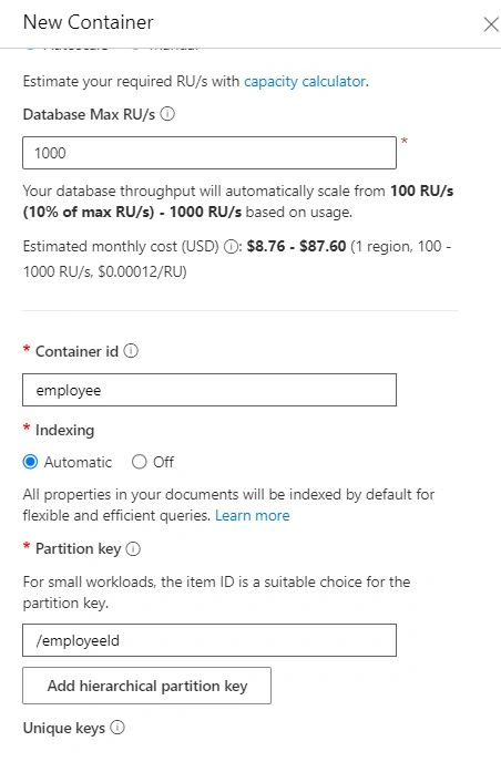  CRUD Operations using Azure Cosmos DB