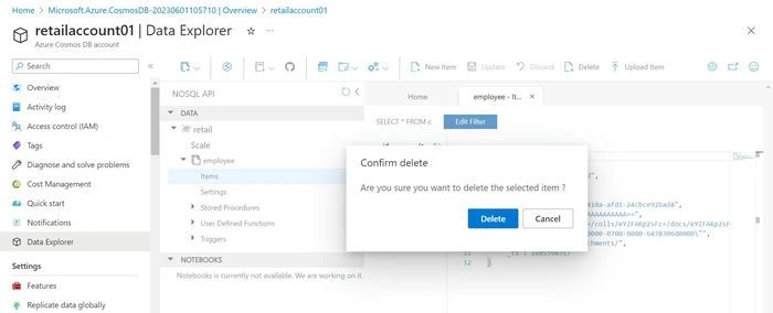  CRUD Operations using Azure Cosmos DB