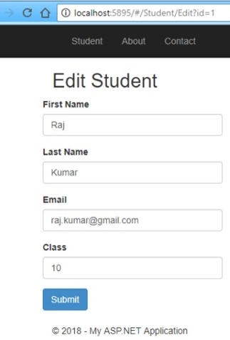 Edit Student