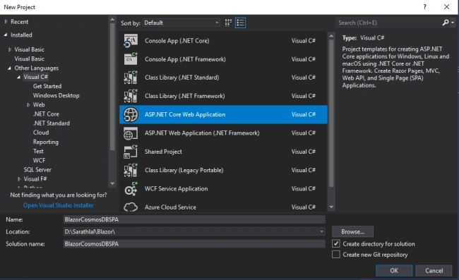 Blazor Application Development