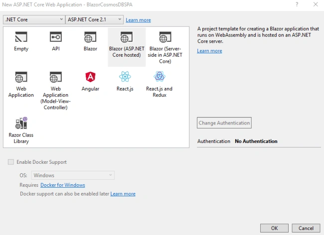 Blazor templates